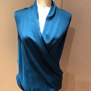 Theory Crossover Sleeveless Blouse